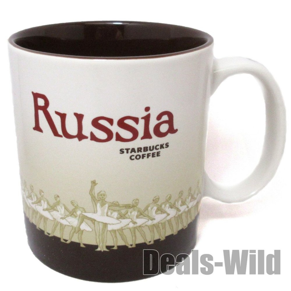 2017 Russia Ballerinas Starbucks Coffee Global Icon Series Mug 16oz NEW